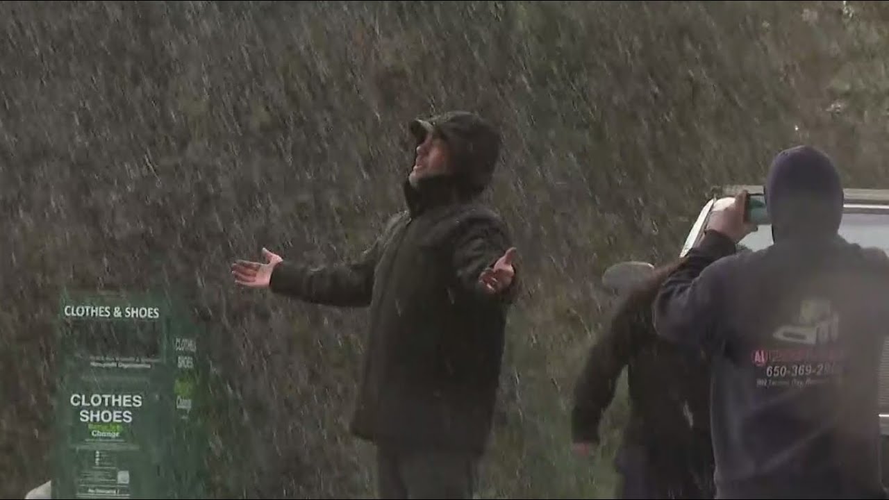 Residents in Santa Cruz Mountains brace for rare snowfall