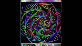 Python Turtle Draw Hexaspiral Using import Colorsys #Shorts #pythonprogramming #python_turtle #sm