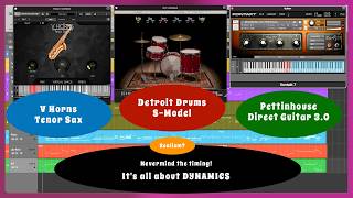 Is GROOVE more in the DYNAMICS than TIMING!  feat. DETROIT DRUMS, DIRECT GUITAR, V HORNS SAX