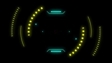 HUD action and target animation background effects 21