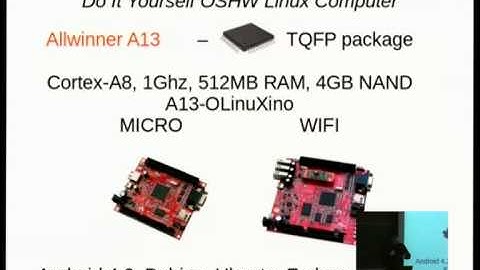 Do It Yourself OSHW Linux Computer - FOSDEM 2014