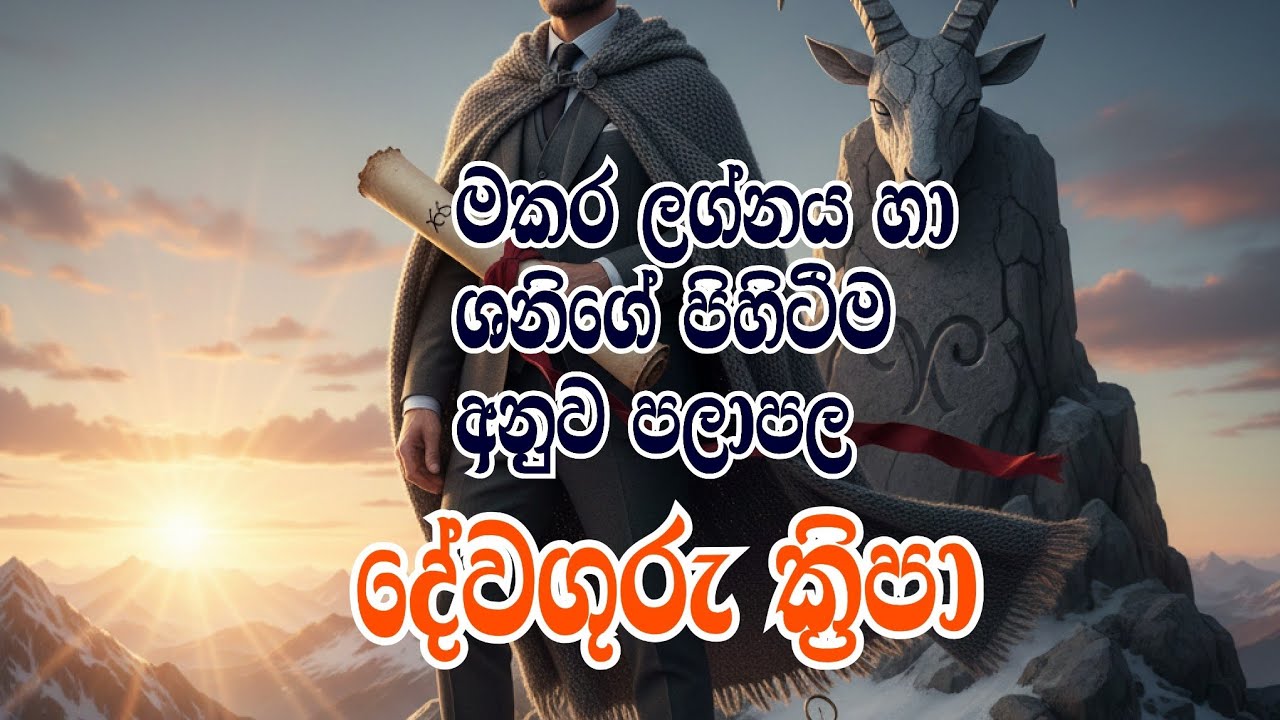 #මකර ලග්නය හා #ශනි ගේ පිහිටීම අනුව පලාපල...#astrology #capricorn #saturn #vedicastrology #devaguru