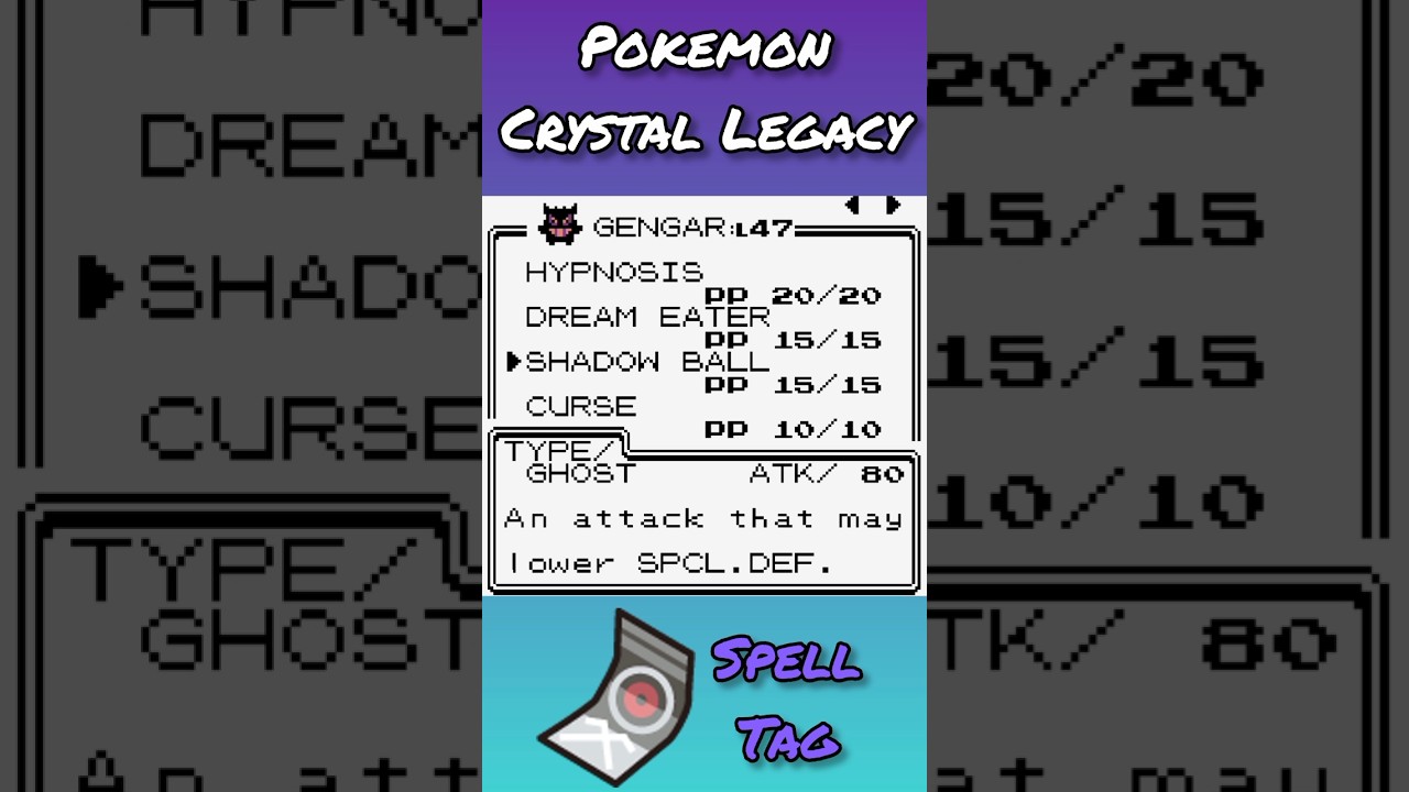 Spell Tag Pokemon Crystal Aonde Achar? 