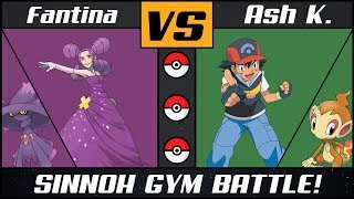 Ash vs. Fantina: Sinnoh Gym Battle #5 (Pokémon Sun\/Moon)