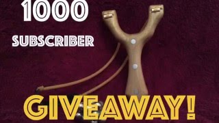 1000 SUBSCRIBER SLINGSHOT GIVEAWAY WINNER!