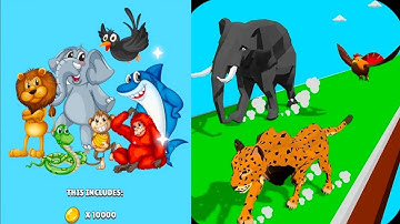 Animal Transform race game// epic race 3d game Mobile games