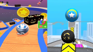 Going Balls Vs Sky Rolling - Speedrun Walkthrough Gameplay | Who is Best Performance Win Level - 806