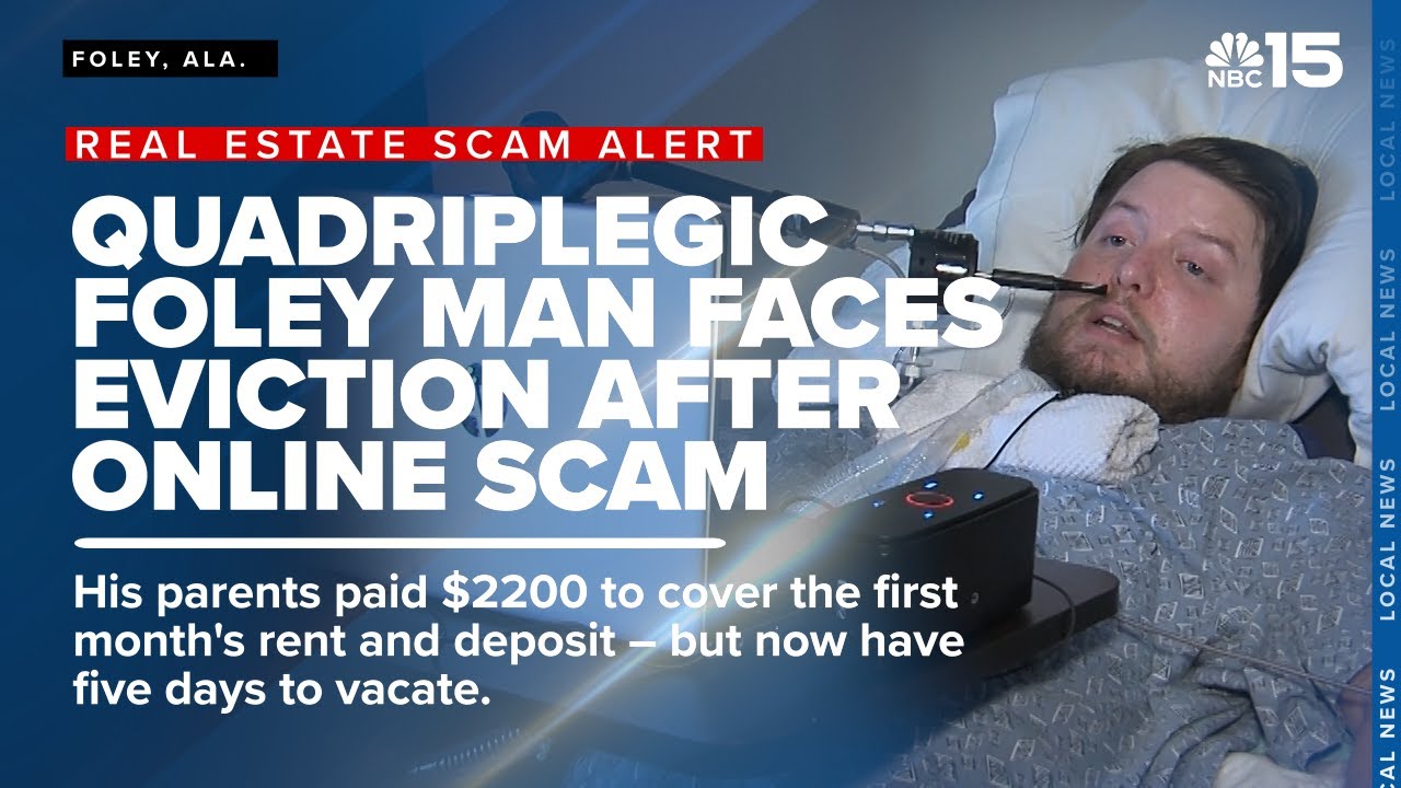 Young Foley man on ventilator faces eviction after scam - WPMI NBC 15