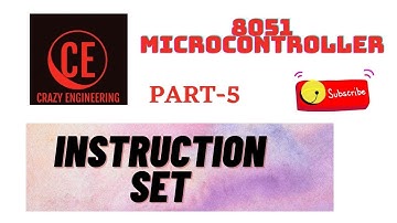 Instruction Set of 8051 part-5 | 8051 Microcontroller | Data Transfer Instruction | 8051 Programming