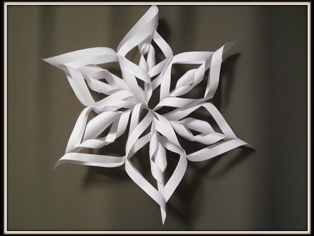 Easy 3D Paper Snowflakes - Fun Kids Craft - A Few Shortcuts