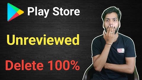 how to delete unreviewed apps on play store//unreviewed app delete kaise kare