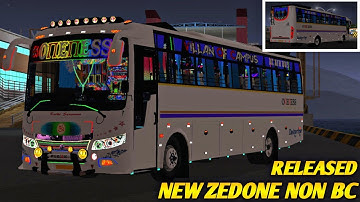 NEW ZEDONE NON BC TOURIST BUS MODE RELEASED FOR BUSSID|DOWNLOAD NOW #bussidmods