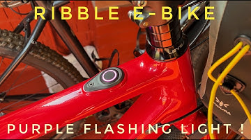 Ribble e-bike purple flashing light fault - MAHLE X35 motor