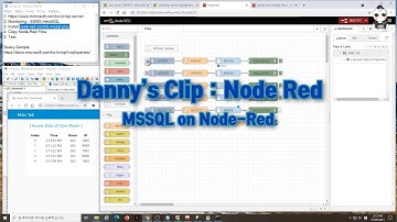 Node-Red : MSSQL on NodeRed