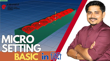 MICRO SETTING 💎|| JEWELLERY CAD IN HINDI || MATRIX 9.0 #caddesign #jewellery #cadtutorials #cad  #yt