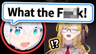 Kaela Made Fubuki Curse In English After Scaring Her Too Much【Hololive】
