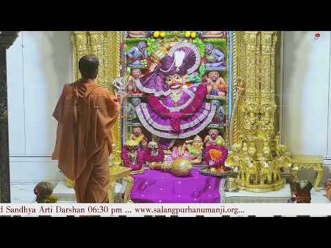 Aarti Darshan Salangpur Date 15 12 2023