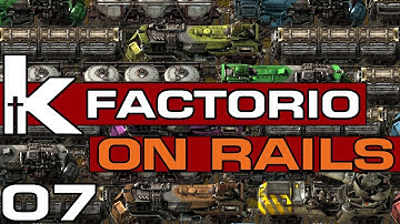 Factorio On Rails | 07 | Multipurpose Coal and Fluid Stations | Factorio Train Base Let