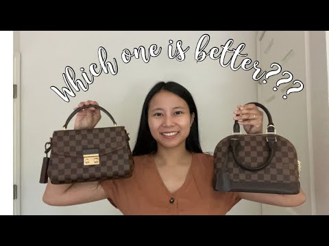 Louis Vuitton Croisette vs Alma BB - YouTube