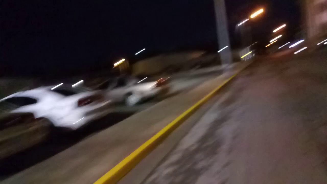 Night Ride Around Blue Isis Thug Station