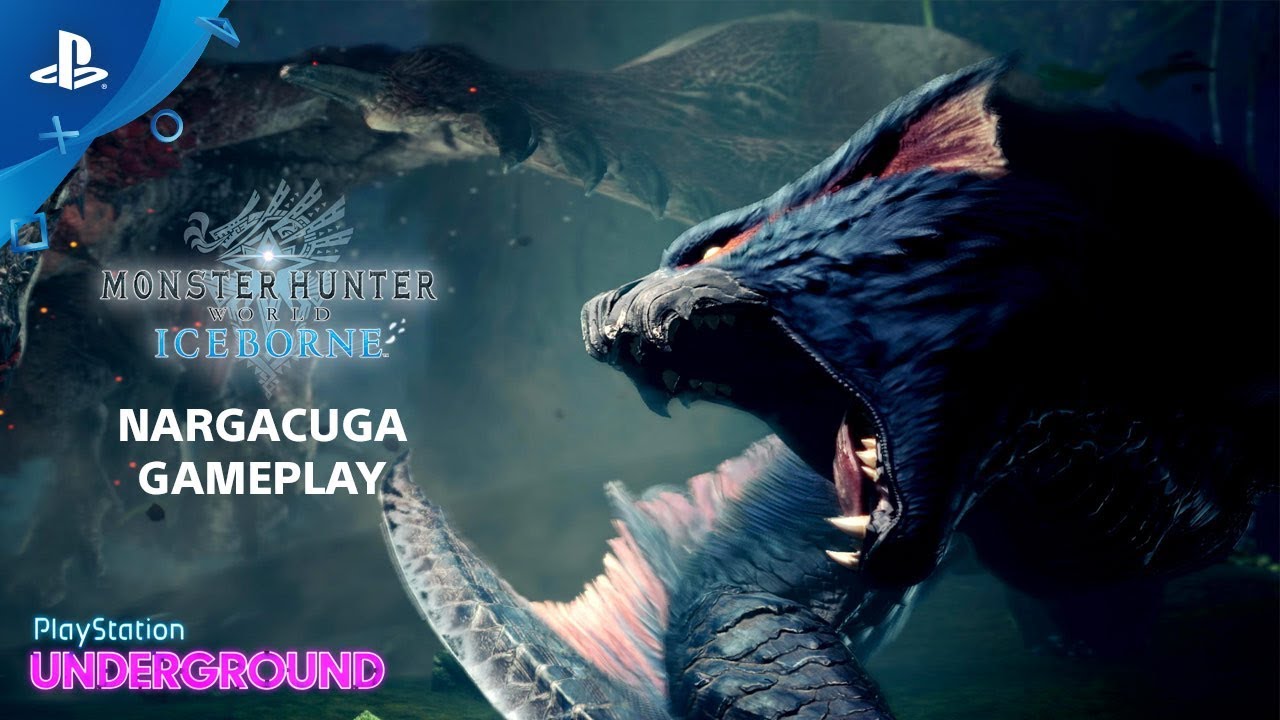 Resultado de imagem para Monster Hunter World: Iceborne - Nargacuga Gameplay | PlayStation Underground