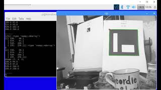 ArUco detection using OpenCV on Pi3 using webcam