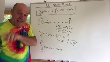 Calculus 1, Ch 5.4, Definite Integrals
