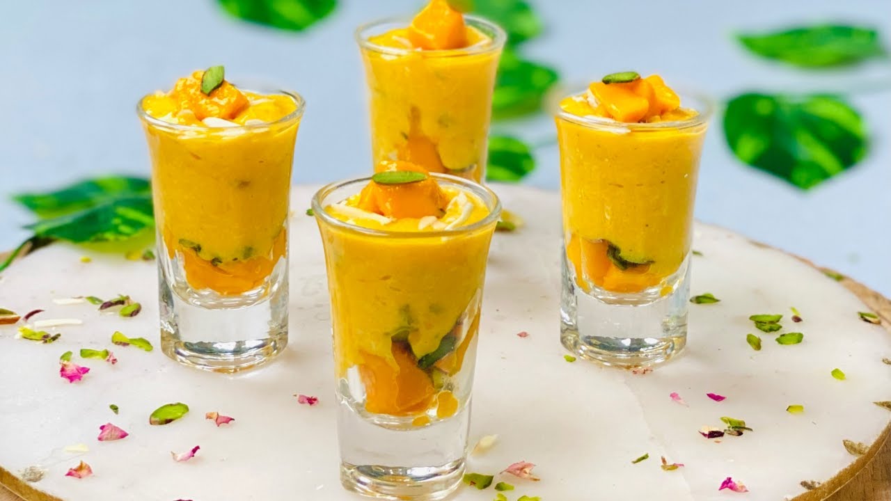 Mango Rabdi Shots | Mango Rabdi Recipe | Mango Desserts | Flavourful Food