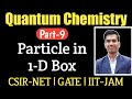 Particle in One Dimensional Box|Quantum Chemistry for CSIR NET|Particle in a Box Quantum Mechanics