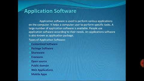 Computer 1st year Lecture#4 Types of Softwares By Prof  Kashif Abbas