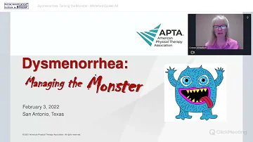 Fascial Manipulation Association Wednesday Webinar - Dysmenorrhea: Managing the Monster.