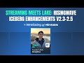 Streaming Meets Lake: RisingWave's Iceberg Enhancements v2.3- 2.5 + Introducing Nimtable