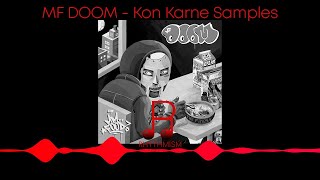 MF DOOM - Kon Karne Samples