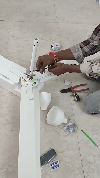 #electrician how to assemble ceiling fan #atomberg Renesa 1200mm  Star Rated Sleek Ceiling Fans