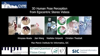 [CVPR 2024] 3D Human Pose Perception from Egocentric Stereo Videos (Conference Video) Profile