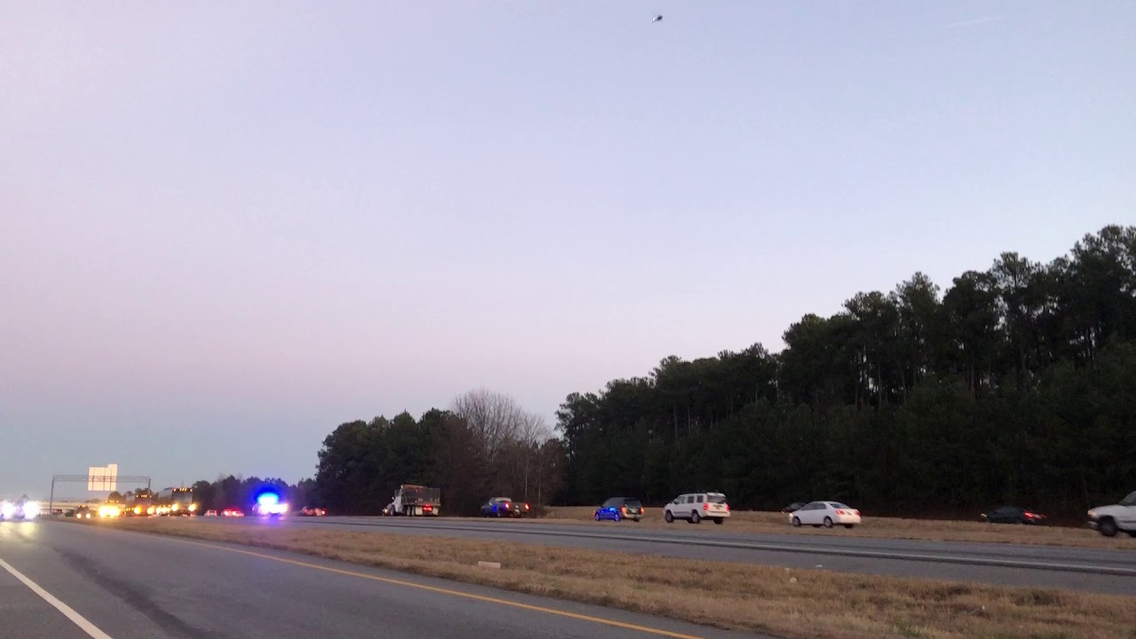 The UGA Bulldogs approach Atlanta