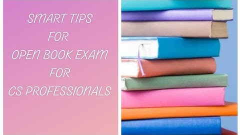 How to appear CS OPEN BOOK EXAM? #csprofessional  #Intellectualpropertyrights #Tipstoopenbookexam