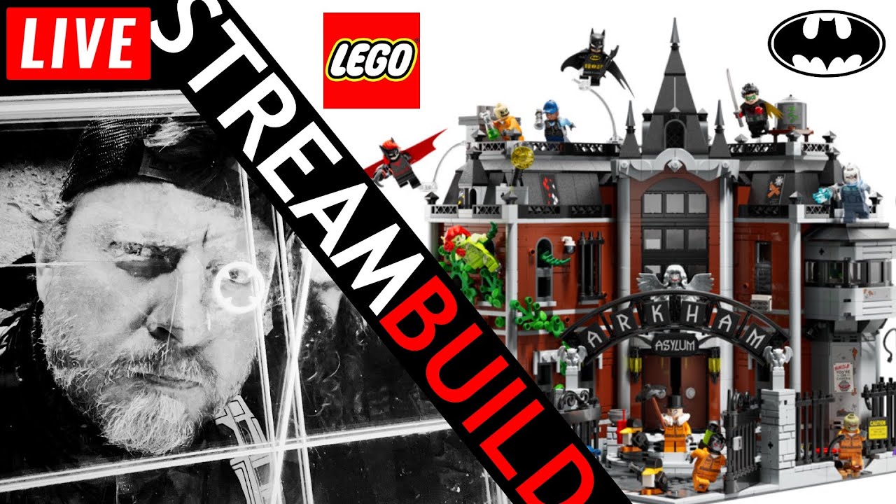 🔴 Building LEGO Batman Arkham Asylum (76300) Live!