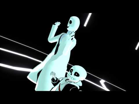 【人力ボカロ＆MMD】サンズとガスターで脳漿炸裂ガール【Undertale】