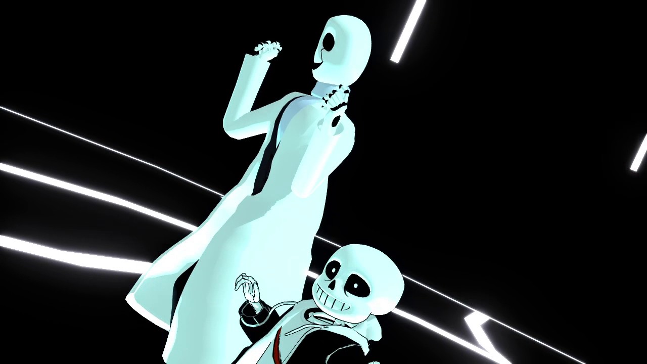 【人力ボカロ＆MMD】サンズとガスターで脳漿炸裂ガール【Undertale】