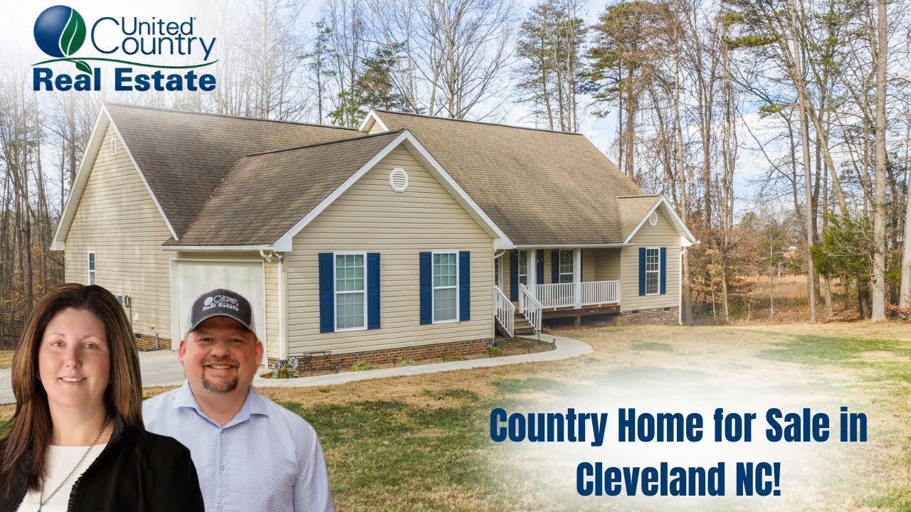 Country Home for Sale in Cleveland NC!