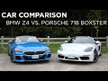 2020 BMW Z4 M40i vs 2020 Porsche 718 Boxster | Car Comparison | Driving.ca