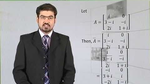 Math - Fsc Part 1 chapter 3 Conjugate of a matrix- Math