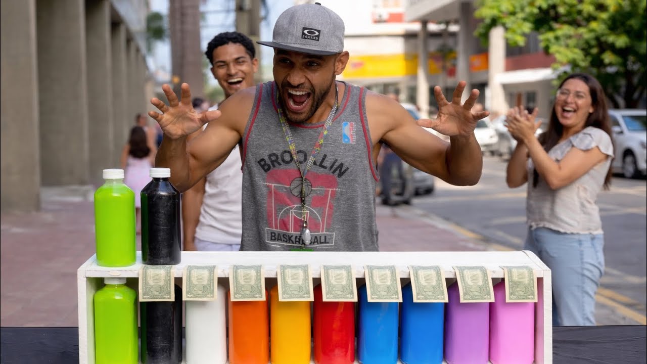 DON’T BLINK! Bottle Color Challenge 🎯🔥