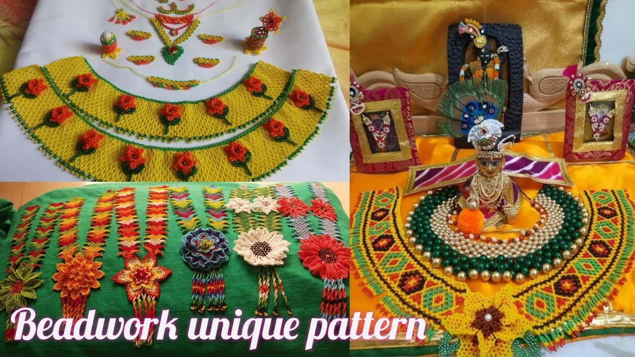 Gujarati traditional beadwork unique pattern (kanhaji gadi mala)8238968408