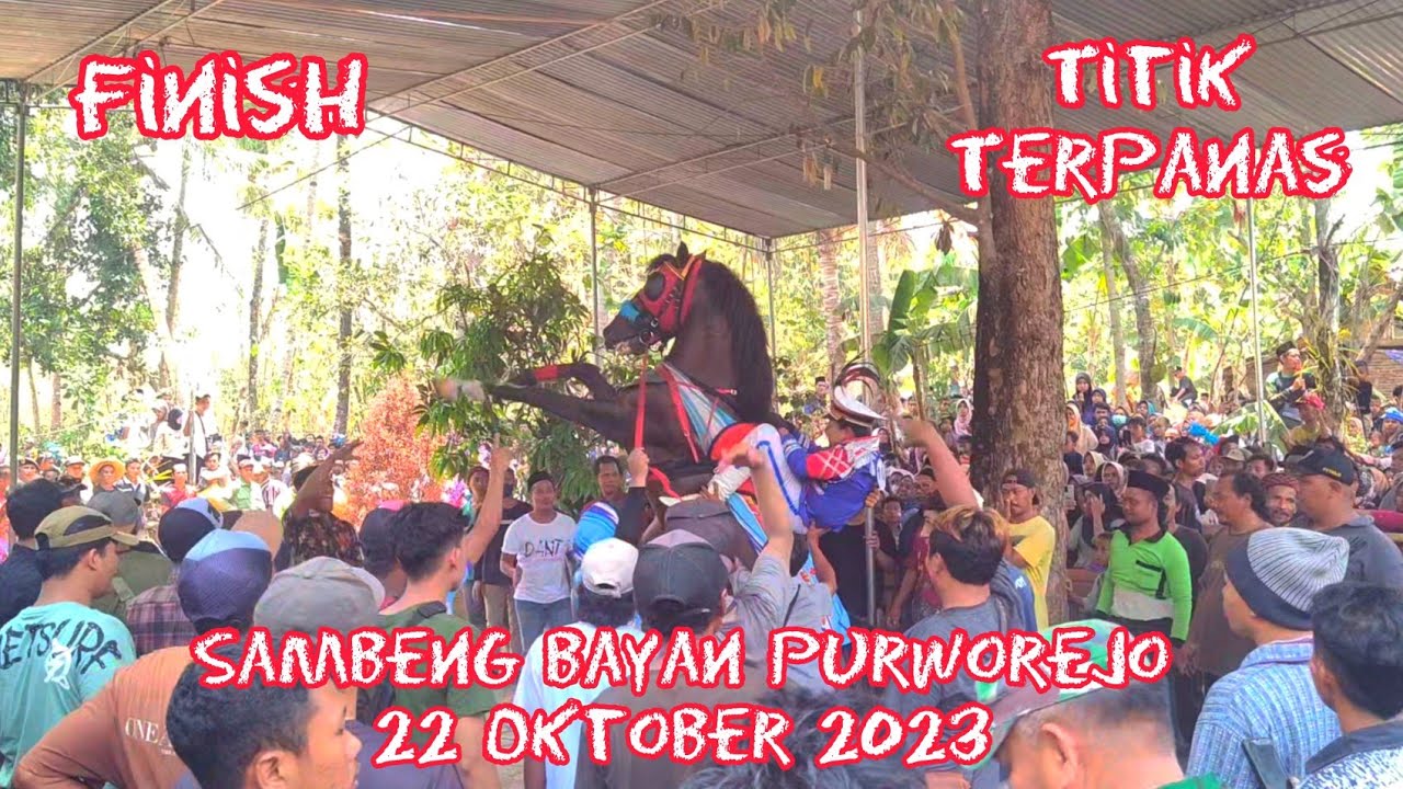 Finish Titik Terpanas Khataman Sambeng Bayan Purworejo 22 Oktober 2023