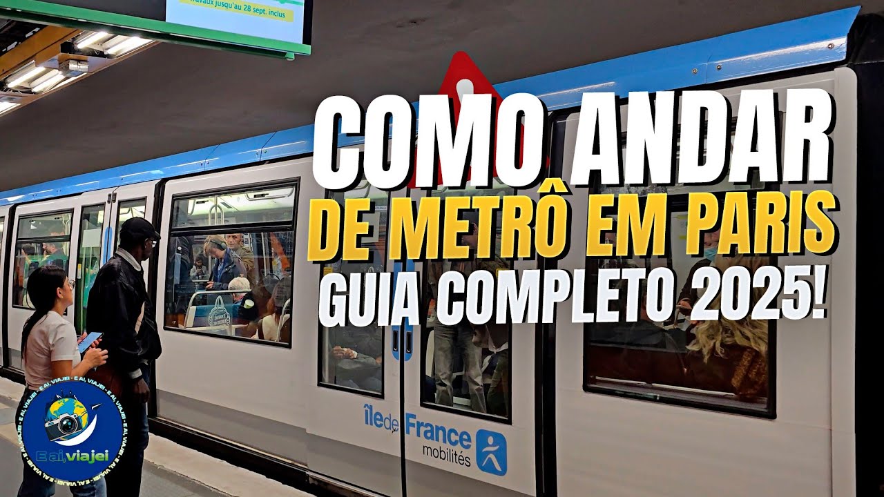 METRO DE PARIS: Como funciona, tipos de bilhete e quanto custa? Passo a passo e detalhado!