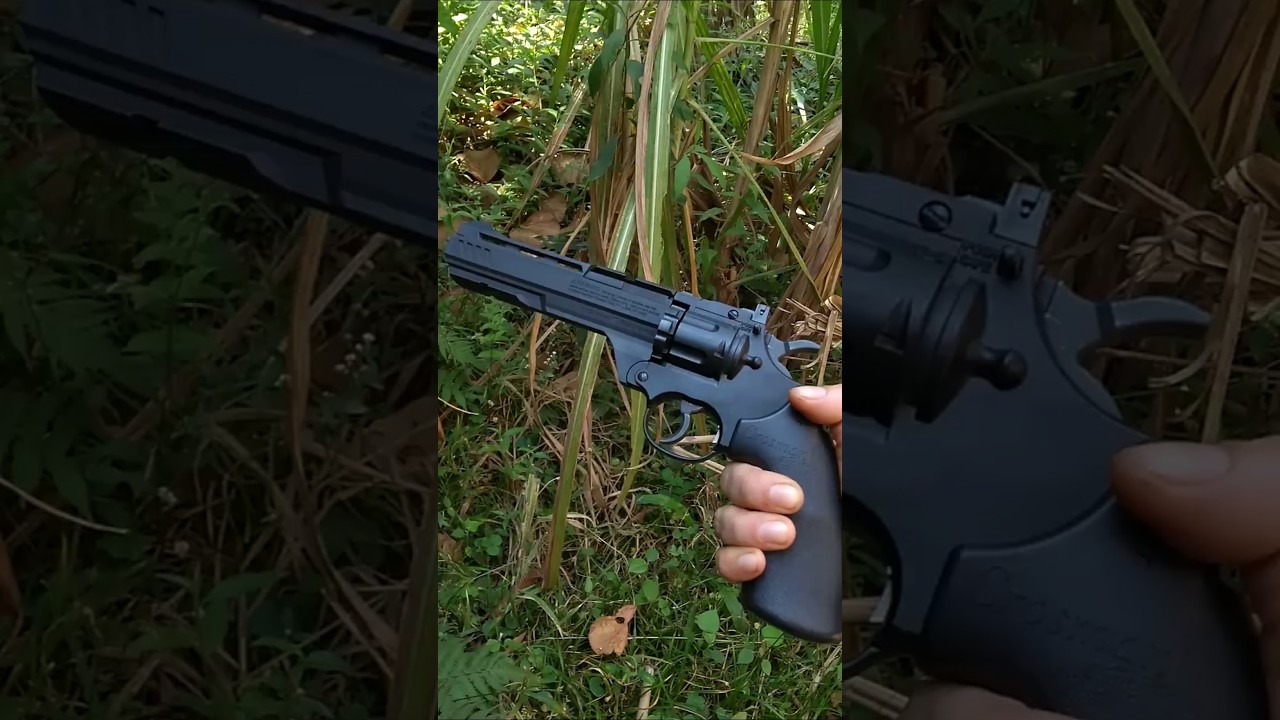 Revólver de Pressão à Gás CO2 Vigilante 4.5mm - Crosman