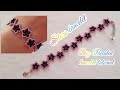 Starfish bracelet/Crystal beaded bracelet/Easy tutorial for beginners/Handmade jewelry/Diy Beading