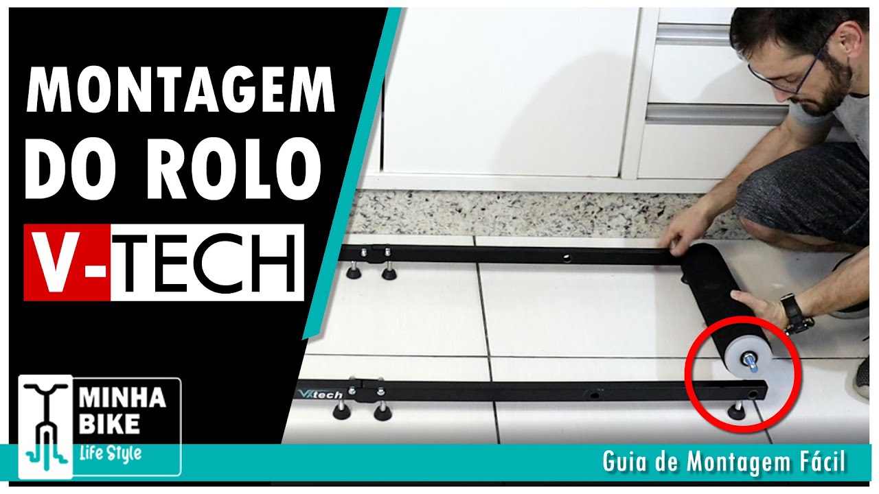 COMO MONTAR UM ROLO DE TREINO DE EQUILÍBRIO V-TECH - Minha Bike Life Style